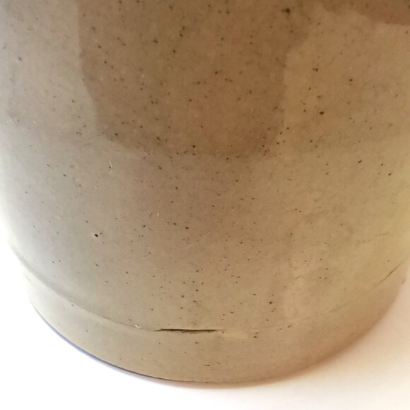 Antique RRP Co Roseville Ohio Stoneware Crock 5.5" - Early 1920s Pottery Jar - Picture 4 of 10